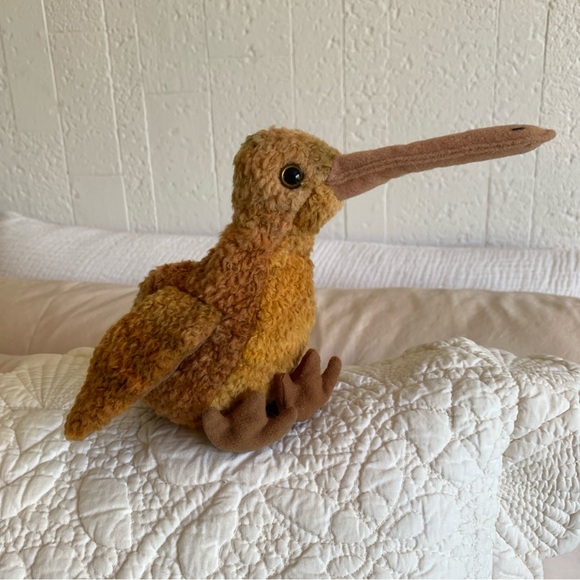 Vintage Ty KIWI Bird “BEAK” Beanie Buddy and Beak Beanie Baby Rare SET NWT - Picture 6 of 16
